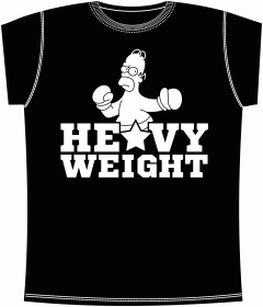 Прикольные футболки: Simpson Boxing Black